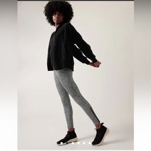 Athleta Delancy Textured Moto Tight